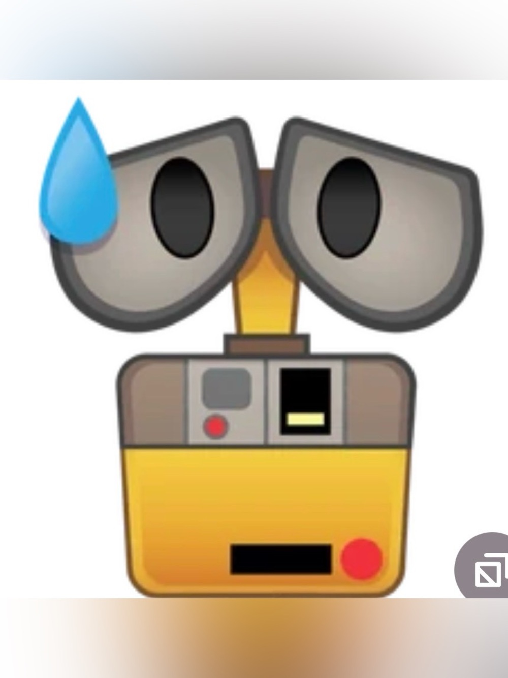 Disney Pins - WALL-E Emoji Series Cute Nervous Pixar 2018